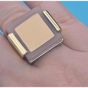 Jewelmint Square Statement Ring Size 7.5